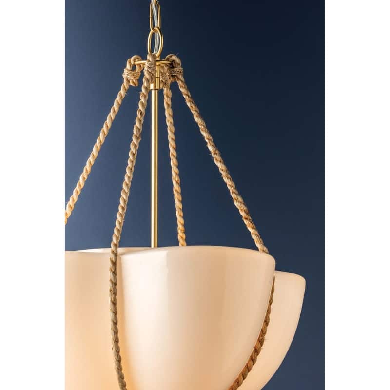 Hudson Valley Lighting 1020 Amberley 20" Wide Pendant with Matte Opal