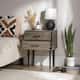 Middlebrook Notto Mid-Century 2-Drawer Nightstand