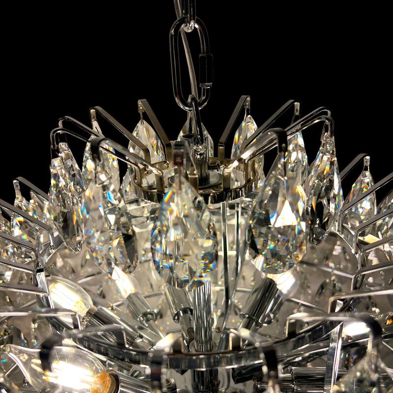 Empire Crystal Round Chandelier 31"