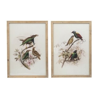 Bird Print 2Pc Set