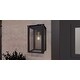 preview thumbnail 6 of 5, Matte Black One Light Outdoor Wall Mount from the Robbins Collection