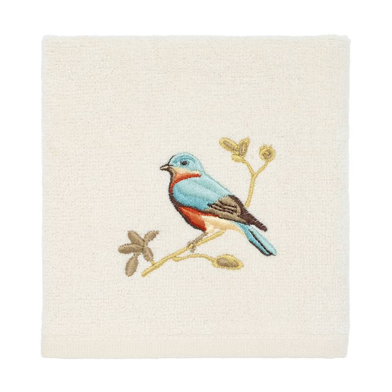 Avanti Linens Gilded Birds Washcloth