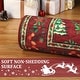 preview thumbnail 23 of 27, Christmas Area Rugs for Living Room Bedroom Xmas Tree Festival Winter Decorations Rugs Soft Foldable Accent Rug