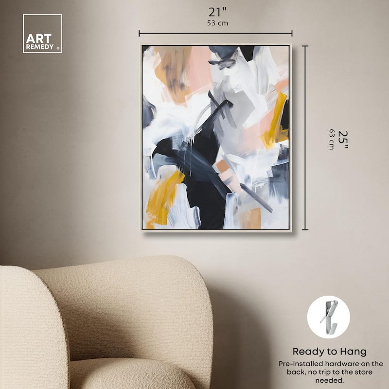Rustic Noir Canvas by Art Remedy