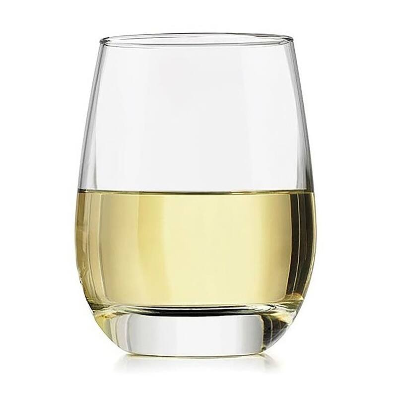 Libbey Stemless Glasses, Clear, 15.25-ounce, Set of 12 - Set of 12