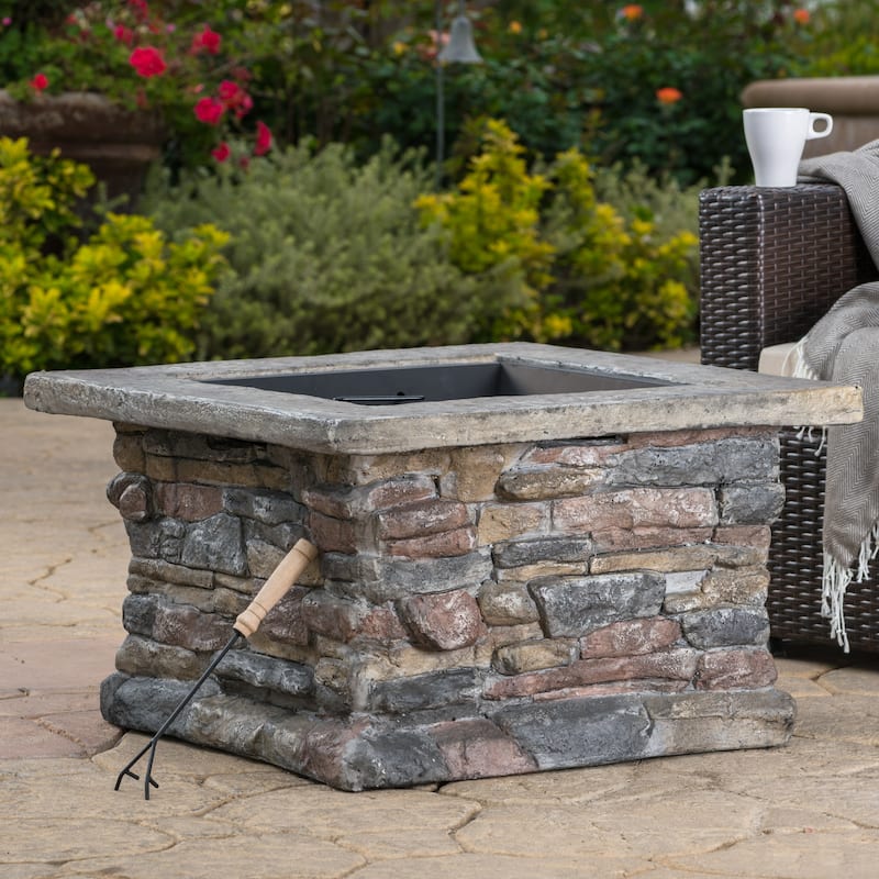 Corporal Square Fire Pit by Christopher Knight Home