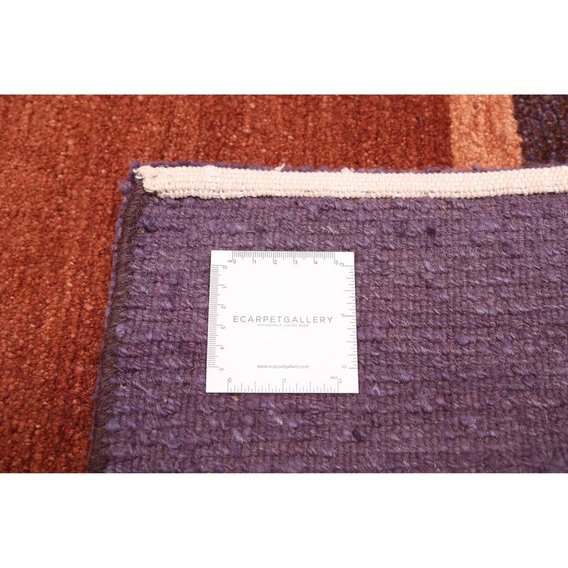 ECARPETGALLERY Hand-knotted Opulence Copper Wool Rug - 4'0 x 5'11