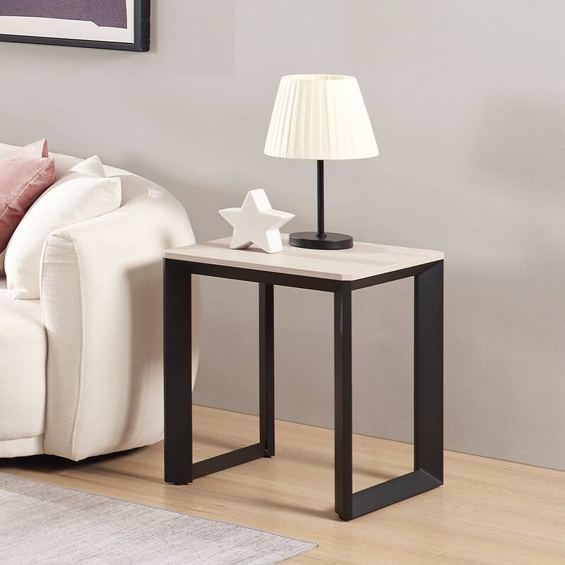 Rosary Blenn Modern Triangular Pipe End Table