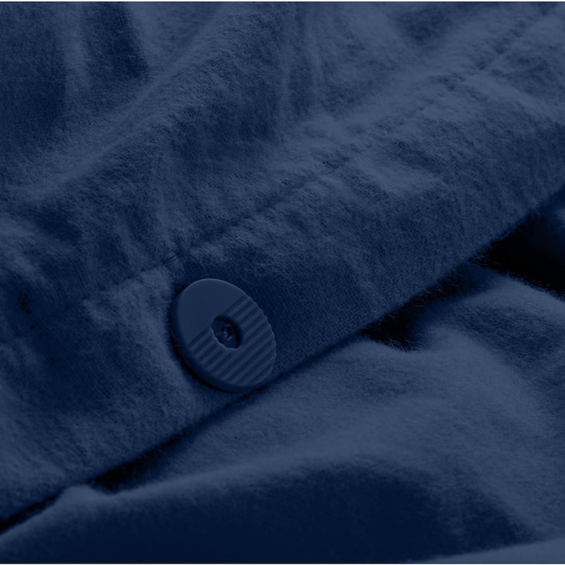 Bare Home Cotton Flannel Duvet Cover and Sham Set