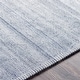 preview thumbnail 7 of 12, Fayla Handmade Solid Striped Viscose Area Rug
