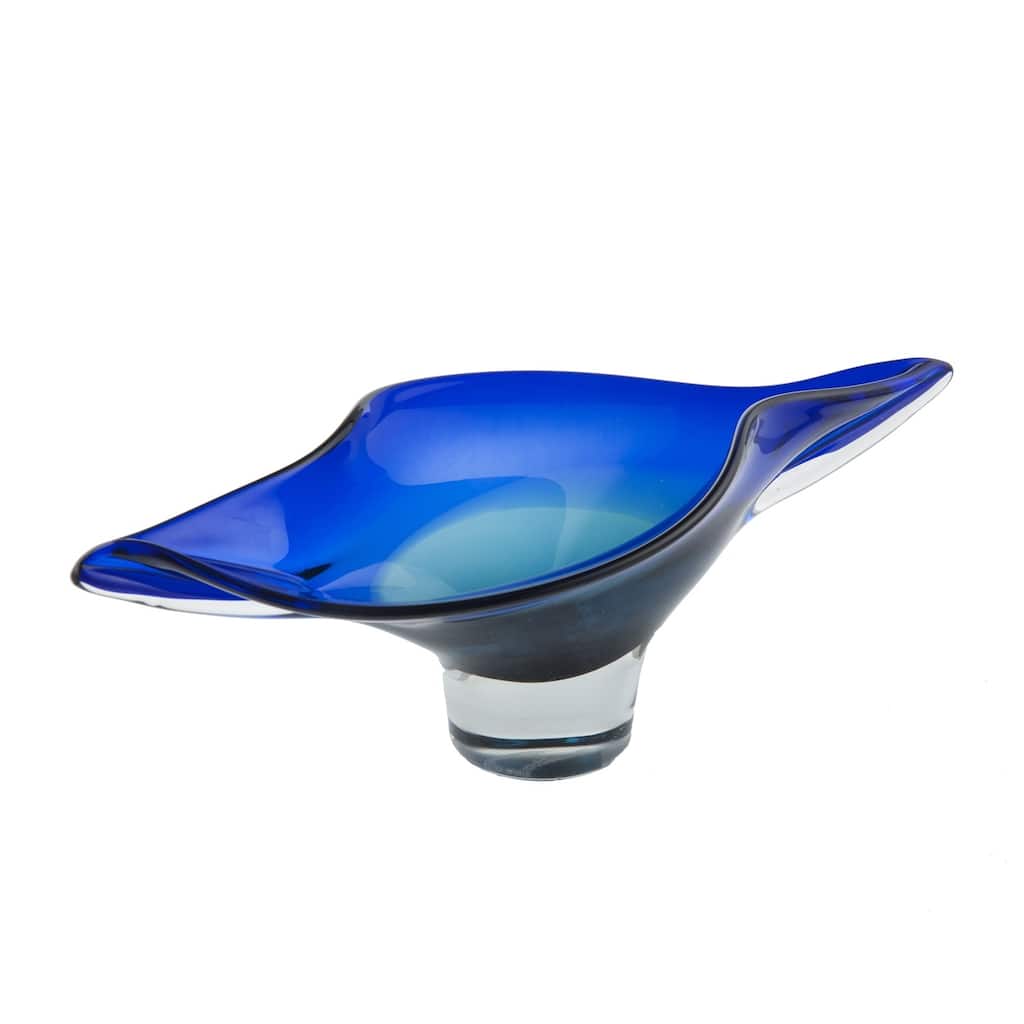 Glass Navy Decor Decorative Bowl