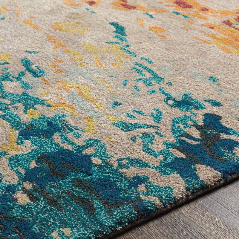 Ele Handmade Modern Abstract Wool & Viscose Area Rug