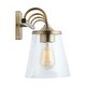 preview thumbnail 2 of 22, Jayne 4-light Bath/ Vanity Fixture w/ Clear Seeded Glass