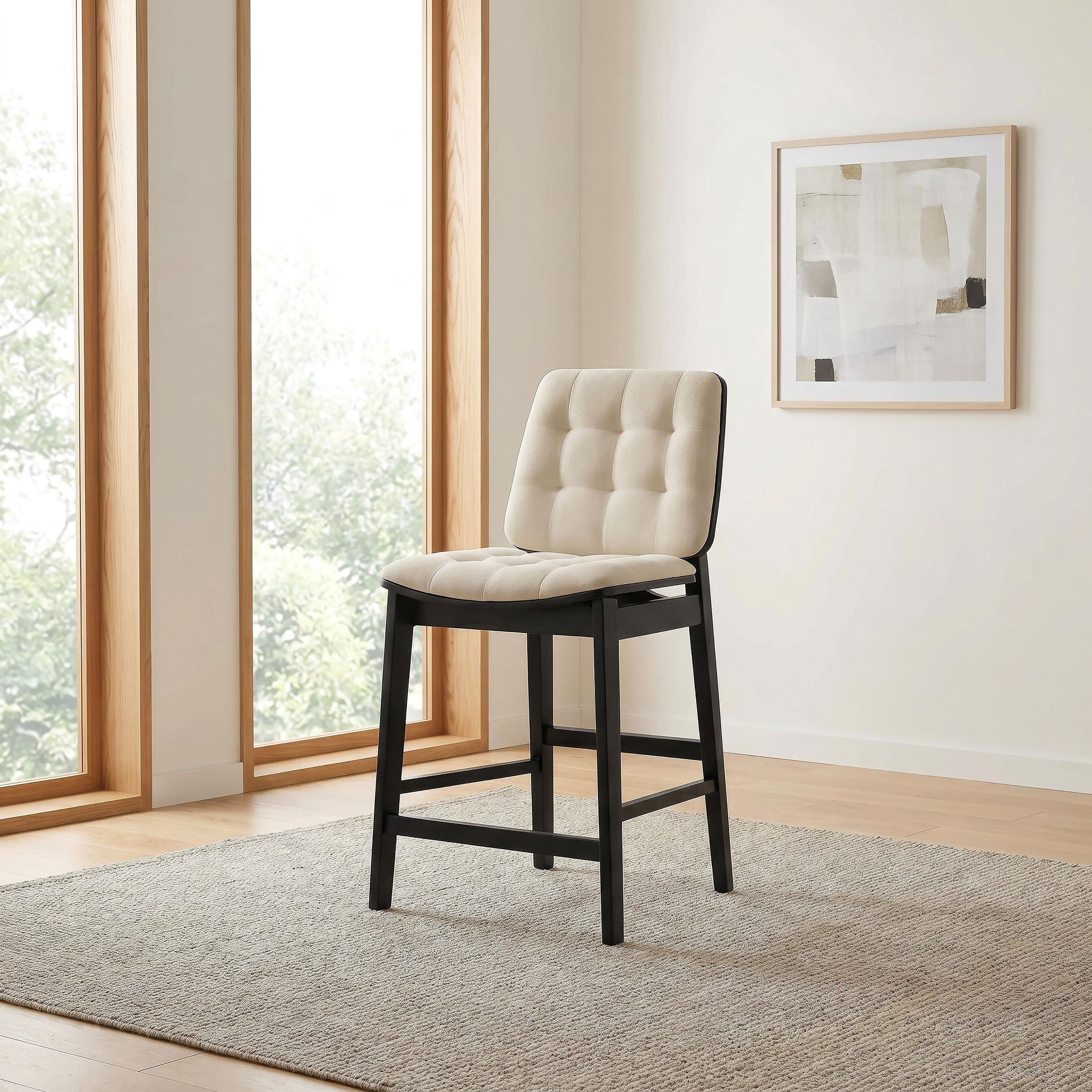 Redbridge Upholstered Counter Chair (Set of 2) - N/A