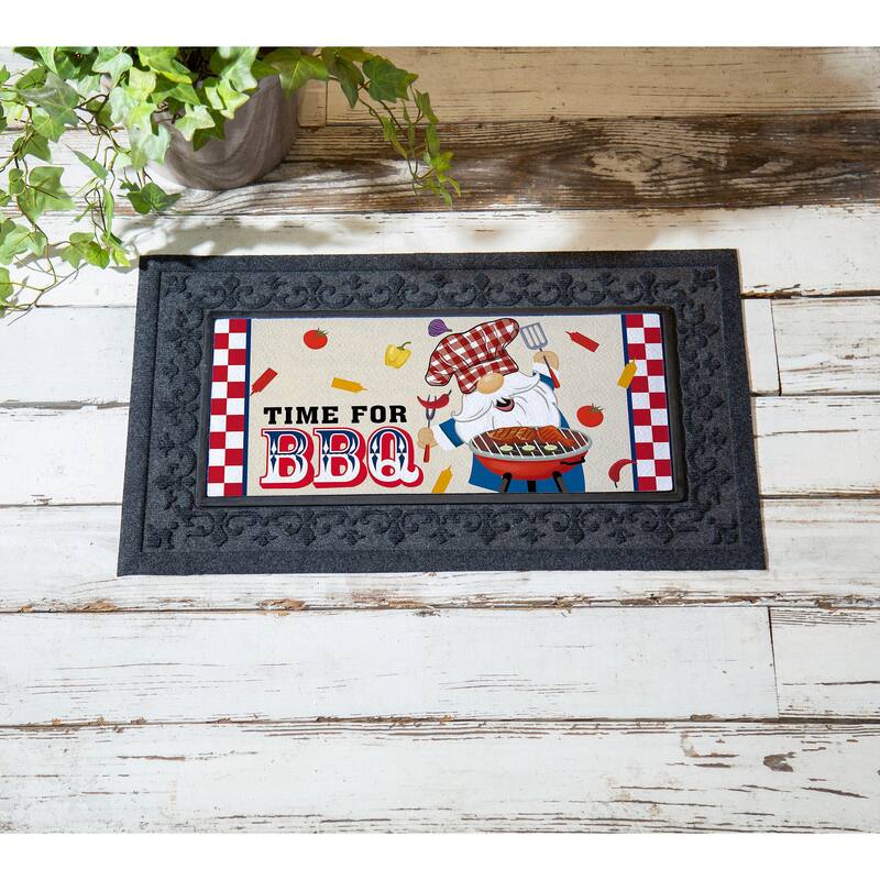 22 in. x 10 in. BBQ Gnome Sassafras Switch Mat