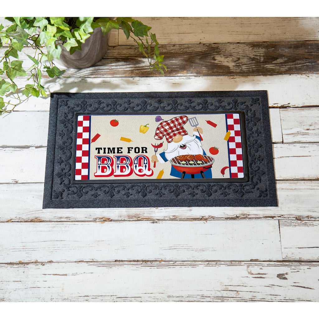 22 in. x 10 in. BBQ Gnome Sassafras Switch Mat