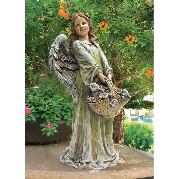 Design Toscano Joy, the Flower Angel Statue