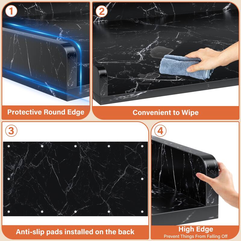 Laundry Countertop for Washer and Dryer, Over Washer Dryer Topper for Storage and Organization