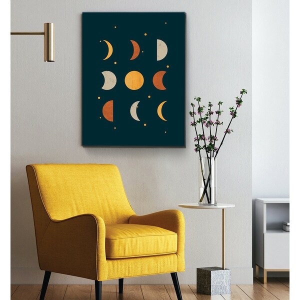 Desert Abstract Series Canvas Art - Desert Moon 18x24 Desert Abstract Series Canvas Art - Desert Moon 18x24