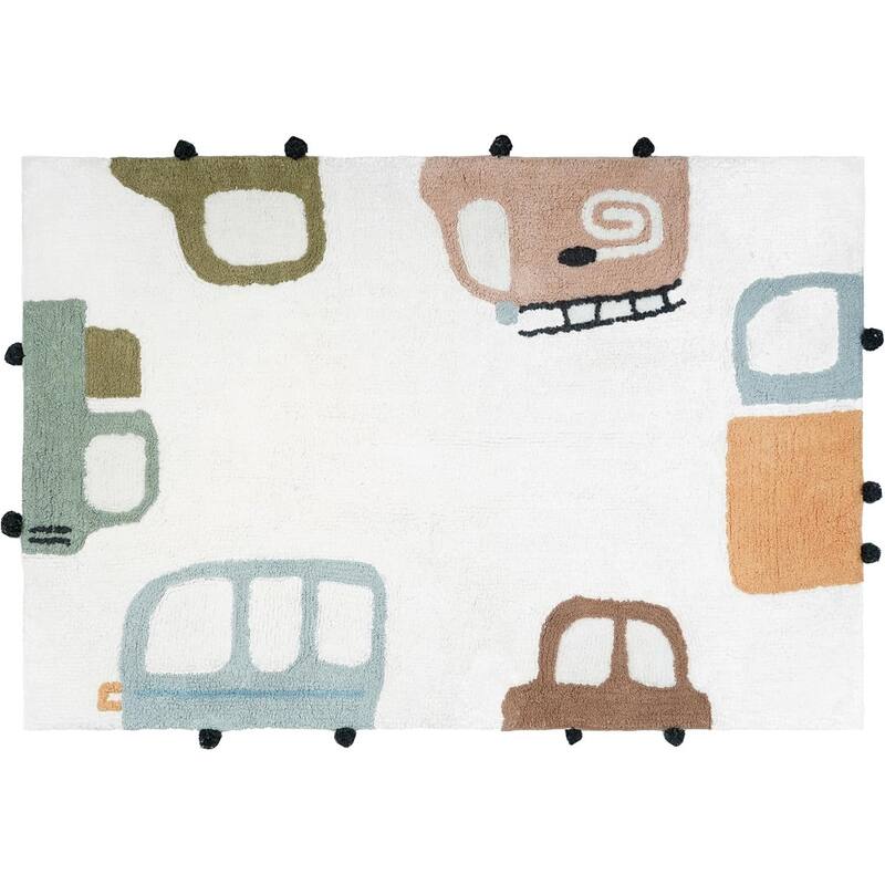 HomeRoots Juvenile/Youth Transitional Rectangle Area Rug - 48.00 in. x 32.00 in. x 0.30 in.