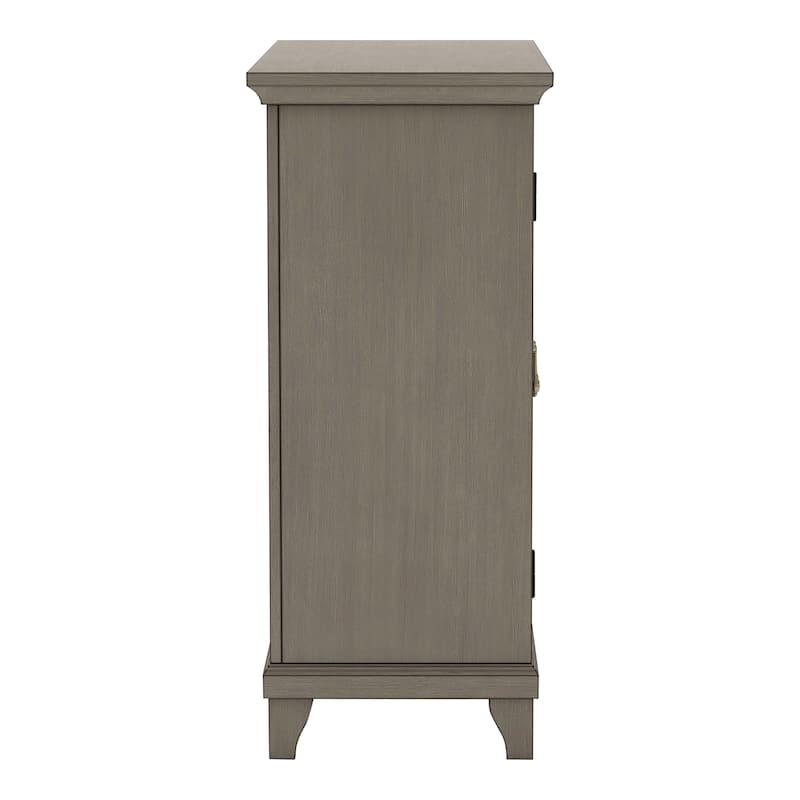 Kembel Transitional Grey 29-inch Wood 2-Shelf Hallway Cabinet by Furniture of America
