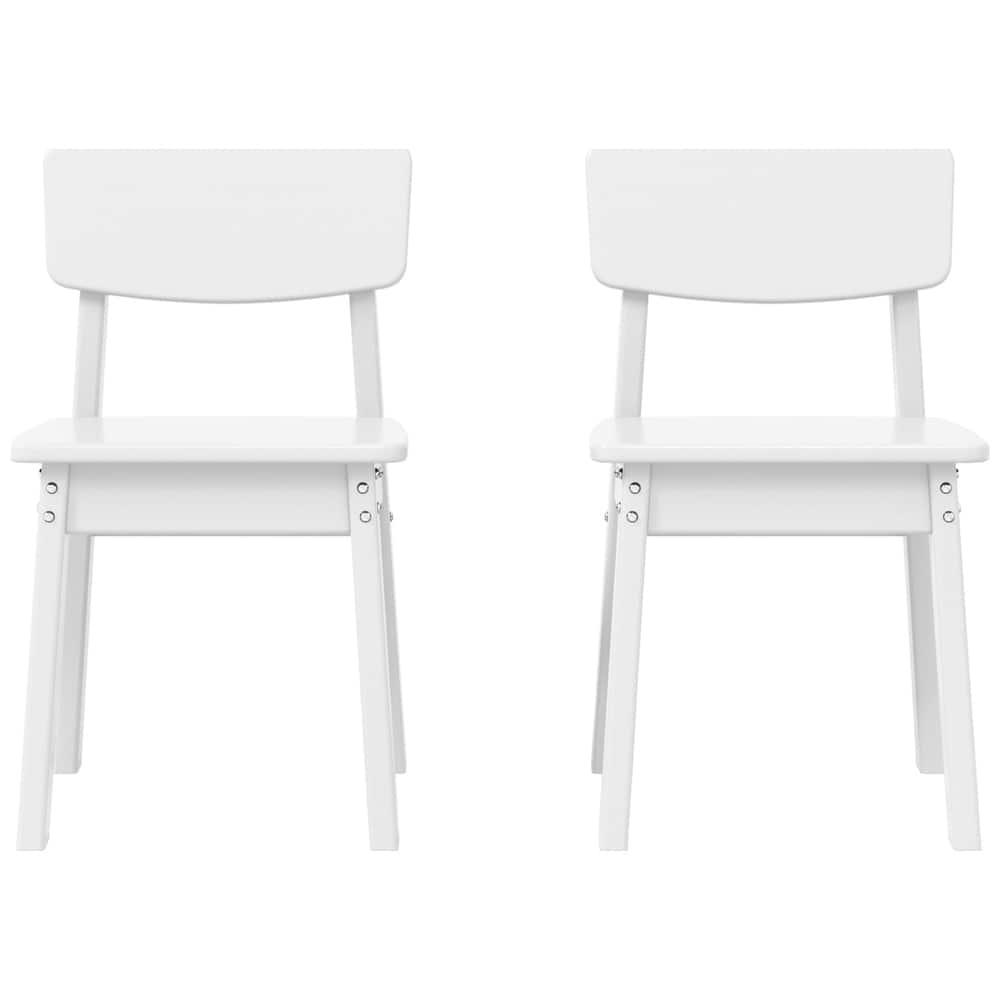 Modern Mini Kids Outdoor Dining Chair (Set of 2)