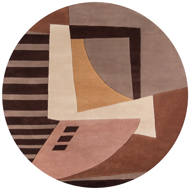 Momeni New Wave Hand Tufted New Zealand Wool Contemporary Geometric Area Rug