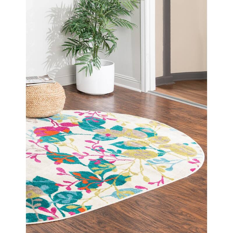 Contemporary Chorisia Collection Area Rug