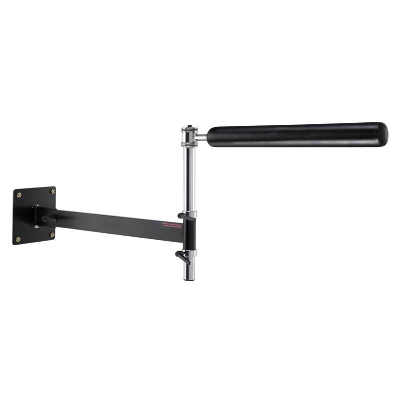 Wall Mount Boxing Spinning Bar with Gloves for Reflex & Speed Training - 28.5 x 7.9 x 18.5 inch - Black