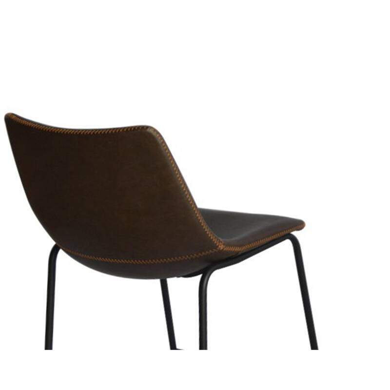 Best Quality Furniture 24-inch Faux Leather Counter Height Chairs