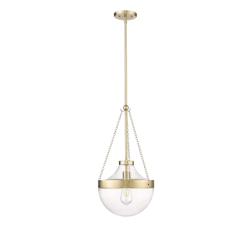 Millennium Lighting Clarra 1 Light Pendant Fixture - 23.5 Inch - Modern Gold