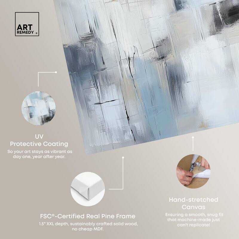 Blue Yonder Canvas by Art Remedy, Gallery Wrapped