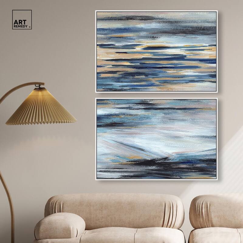 Endless Sea Canvas Set of 2 by Art Remedy
