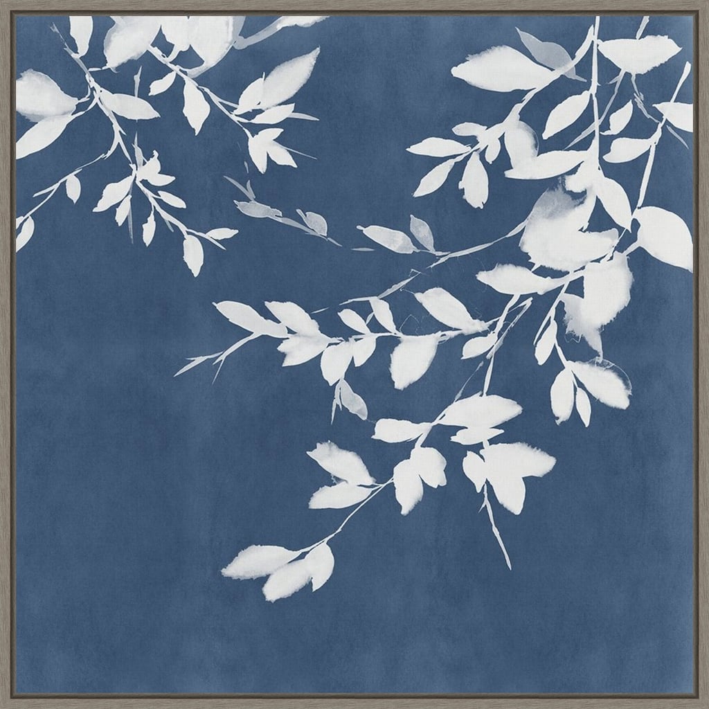 Indigo Sky I by Isabelle Z (22 x 22 in.), Framed Canvas Wall Art Print - Sylvie Greywash - Sylvie Greywash