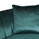 preview thumbnail 9 of 13, Ansonia Contemporary Velvet 3-seat Sofa by Christopher Knight Home