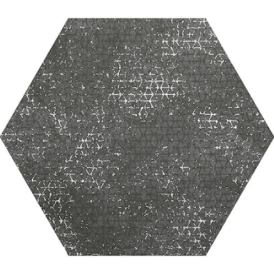 Apollo tile 9" x 11" Zenith Textured Graphite Gray Porcelain Tile (8.07 sq ft/case) - 16 Pack