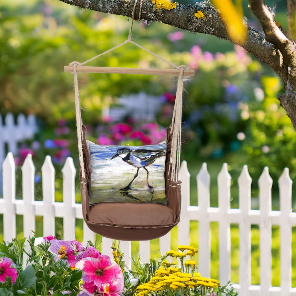 Magnolia Casual Swing Set 4 piece - Chocolate Solid w/ Sandpiper