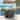 3-Piece Outdoor Tiki Bar Set with Wicker Patio Bar, 2 Stools, Storage Shelf, Canopy, and Plastic Wood Tabletop - N/A