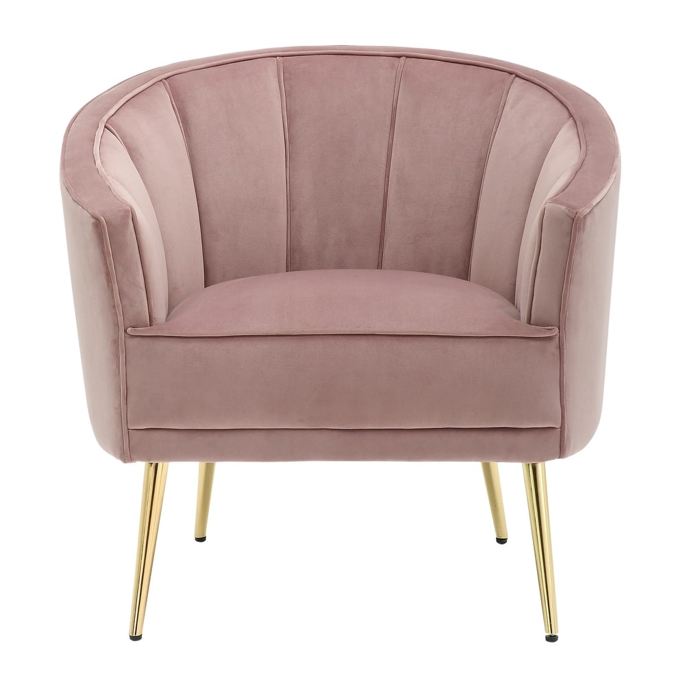 Silver Orchid Randolf Velvet Accent Chair