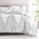 preview thumbnail 1 of 6, Becky Cameron Ultra Soft Diamond Stripe Down-Alternative Comforter
