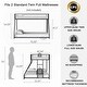 preview thumbnail 10 of 16, Twin Full Bunk with White Mesh Guard Rail