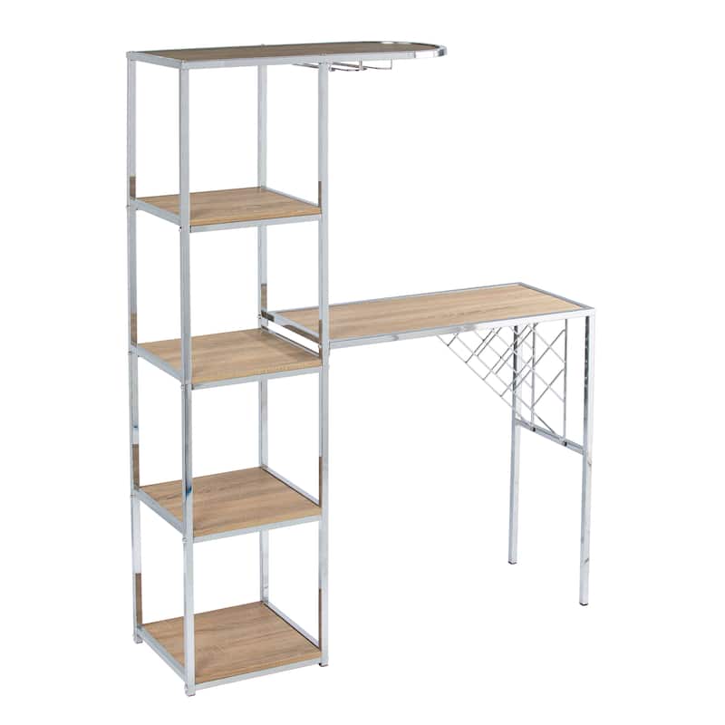SEI Furniture Northside Serving Table w/ Bar Storage