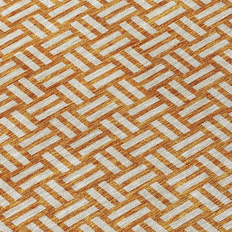 HomeRoots Geometric Transitional Rectangle Outdoor Rug
