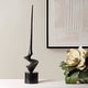 preview thumbnail 3 of 1, Uttermost 18139 All Twisted 20-3/4" Tall Cast Iron and Marble Abstract
