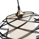 preview thumbnail 7 of 6, Avento Metal Wire Cage Pendant Light