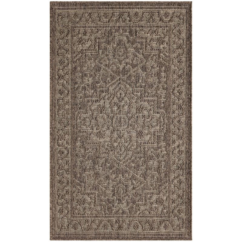Nourison Tulum Indoor/Outdoor Persian Area Rug - 2' x 3' - Brown