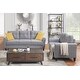 preview thumbnail 13 of 16, Modern Design Loveseat and 3-Seat Sofa, Living Room Sofa Set Linen Upholstered Couch Furniture for Home, Easy Assembly