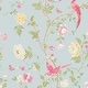 preview thumbnail 1 of 3, Laura Ashley Summer Palace Duck Egg Wallpaper