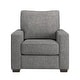 preview thumbnail 33 of 60, Roros Fabric Upholstered Square Arm Chair by iNSPIRE Q Classic