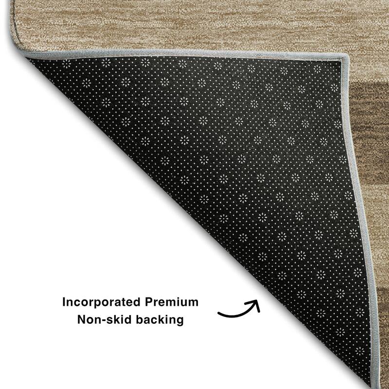 Premium Washable Super Soft Cabana Stripe Mayfield Rug
